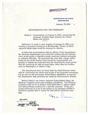 Memorandum from Secretary of State Dean Acheson to President Harry S. Truman
