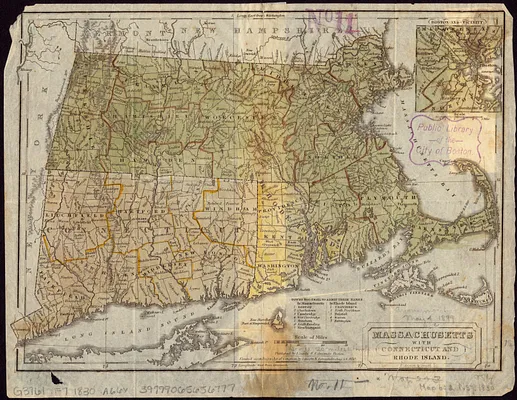 Massachusetts with Connecticut and Rhode Island