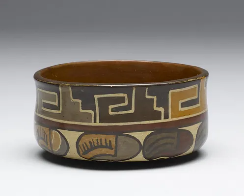 Dish with Bean Imagery
