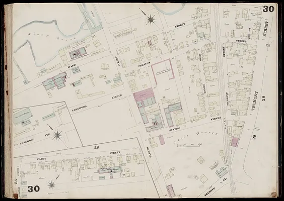 Insurance map of Charlestown : portions of Roxbury (now annexed to Boston) and Cambridge