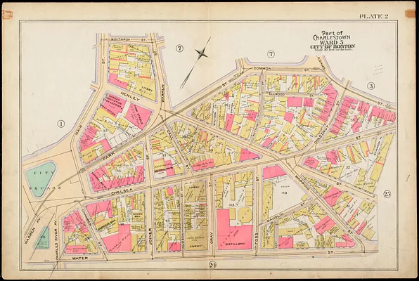 Atlas of the city of Boston : Charlestown