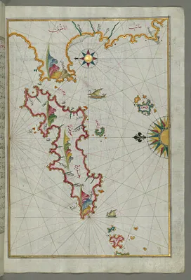 Map of the Island of Samos