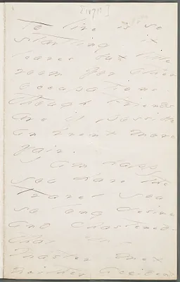 Your Scholar (Emily Dickinson), Amherst, Mass., autograph letter signed to Thomas Wentworth Higginson, late 1872