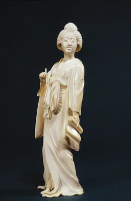 Courtesan with Brush and Scroll