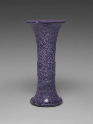 Gu-Shaped Vase with Patina