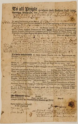 Deed from Jonathan Stearns to Joshua Child for 60 acres land in Township #2, in consideration of 80£