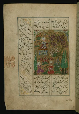 An Old Man Speaking with a King's Confidant