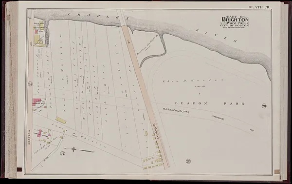 Atlas of the city of Boston, volume seven, Brighton, Mass.