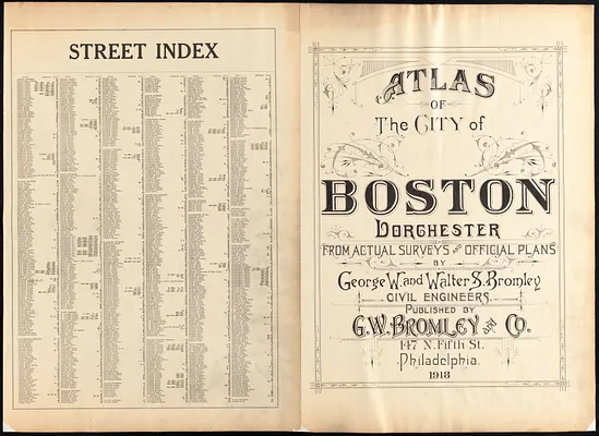 Atlas of the city of Boston : Dorchester