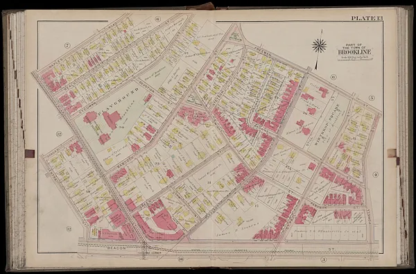 Atlas of the town of Brookline, Norfolk County, Massachusetts