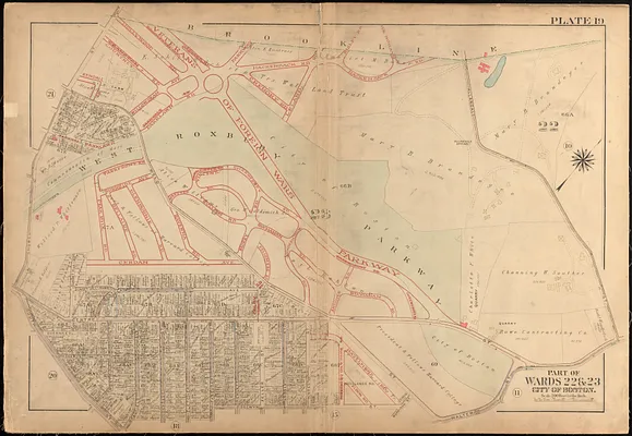 Atlas of the city of Boston, West Roxbury