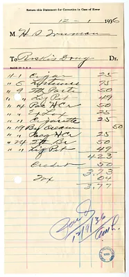 Bill from Riske's Drug Store