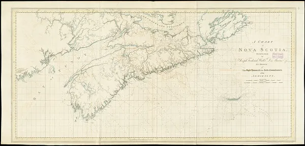 A chart of Nova Scotia