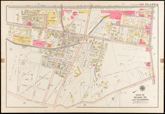 Atlas of the city of Boston, West Roxbury