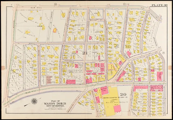 Atlas of the city of Boston, Roxbury