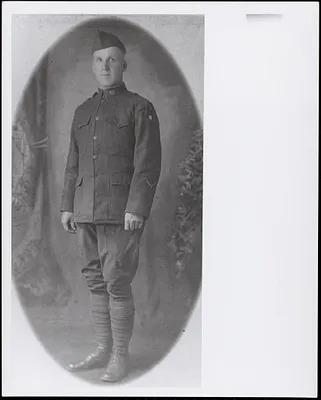 W. Lester Stevens, U.S. Army, 1918