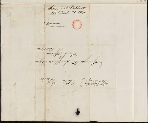 Samuel A. Hulbert to George Coffin, 31 December 1846