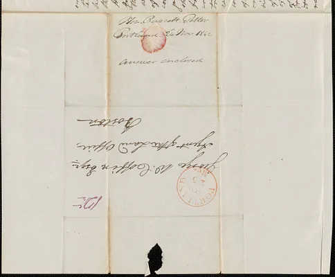 Honorable Barrett Potter to George Coffin, 24 November 1842