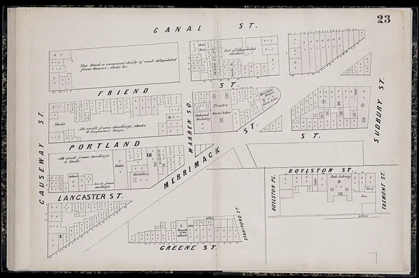 Plan of the city of Boston
