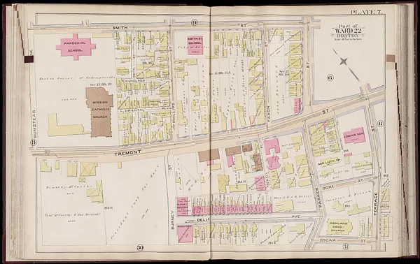 Atlas of the city of Boston : Roxbury, Mass. : volume three : from actual surveys and official records