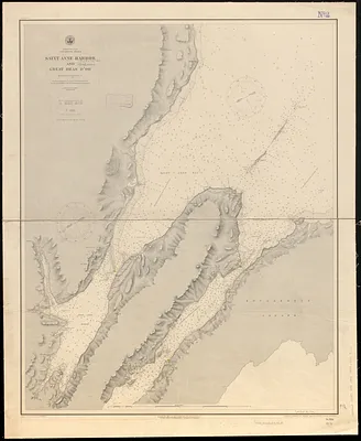 Dominion of Canada, Cape Breton Island, Saint Anne Harbor and Great Bras d'Or