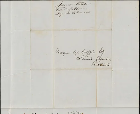 James White to George Coffin, 24 November 1843