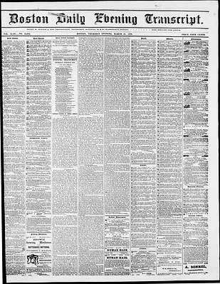 Boston Daily Evening Transcript