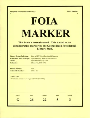 Mount Zion Church--Los Angeles 5/7/92 [OA 7573]
