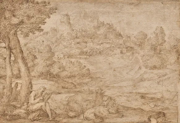 Saint Jerome in a Landscape