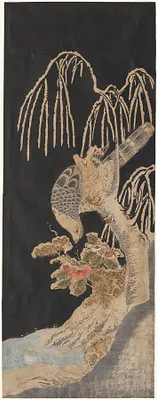 Falcon on a Willow