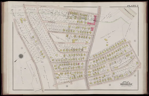 Atlas of the town of Brookline, Norfolk County, Massachusetts