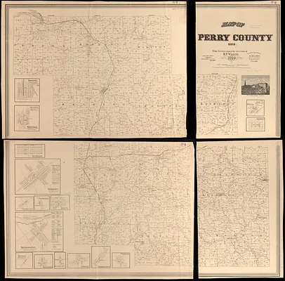 Map of Perry County, Ohio