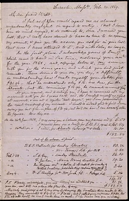 Letter from Samuel May, Leicester, Mass., to Richard Davis Webb, Feb. 20, 1859