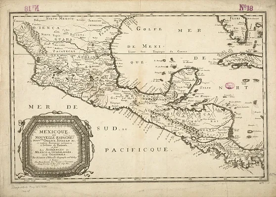 Mexicque, ou Nouvelle Espagne, Nouvlle. Gallice, Iucatan &c