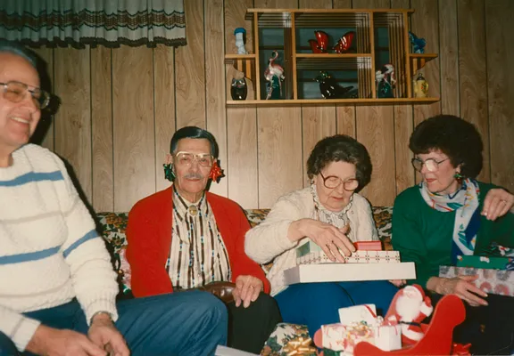 Christmas Celebration at the Hiffernan Family Home, 1990