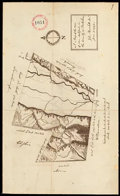 Plan of New Ashford surveyed by John Burchett, dated June 5, 1795.