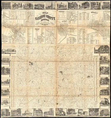 Map of Calhoun County, Michigan