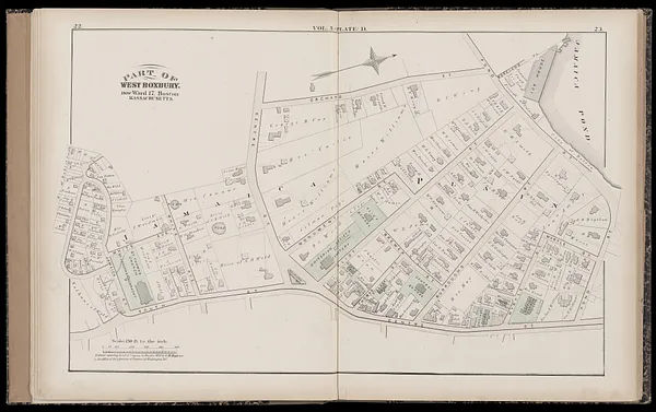 Atlas of the county of Suffolk, Massachusetts : vol. 5th, West Roxbury, now ward 17, Boston : from actual survey & official records