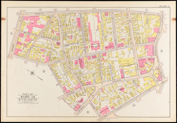 Atlas of the city of Boston, Roxbury