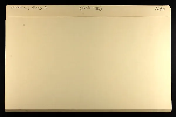Stebbins, Mary E. (2 of 2)