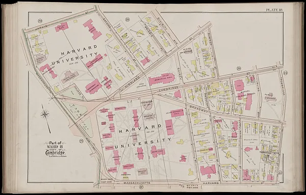 Atlas of the city of Cambridge, Massachusetts