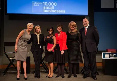 Goldman Sachs Small Businesses Group Photo with Valerie Jarrett
