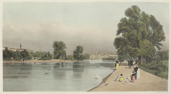 London As It Is:  The Horse-Guards, from St. James's Park