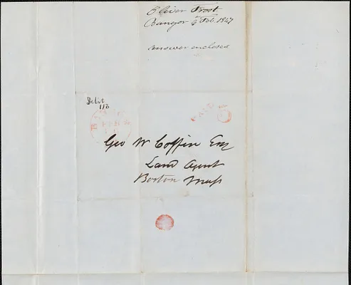 Oliver Frost to George Coffin, 9 February 1847