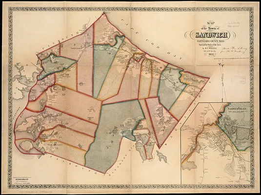 Map of the town of Sandwich, Barnstable County, Mass