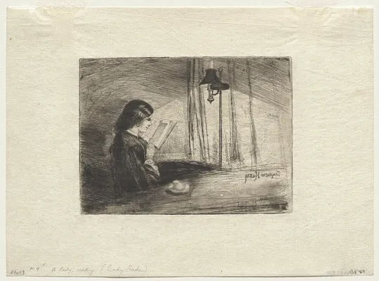 A Lady Reading