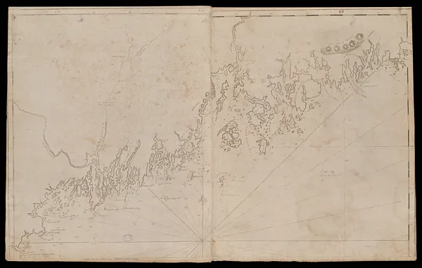 A chart of the Coast of America from Wood Island to Good Harbour from Hollands surveys