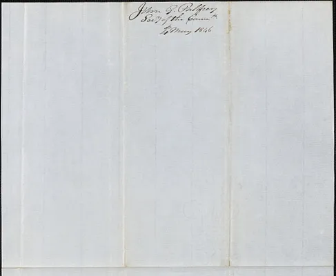 Sec/St John Palfrey to George Coffin, 4 May 1846