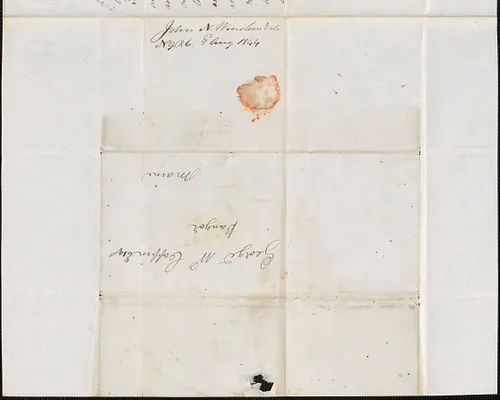 John N. Winslow to George Coffin, 2 August 1844