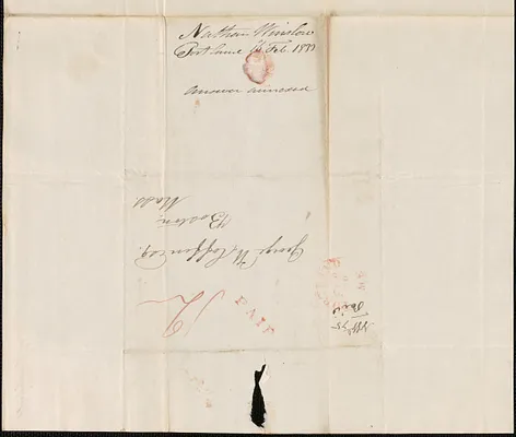 Nathan Winslow to George Coffin, 16 February 1833